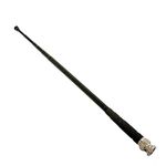 Telescoping Handheld CB Antenna 26~28 MHz with BNC Male Connector Folded 9” to 27” Length 6 Section Chrome-Plated Copper Aerial (BNC Male Connector)