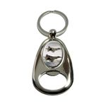 Pair of US Air Force F-22 Raptor Jet Fighters - Chrome Plated Metal Spinning Oval Design Bottle Opener Keychain Key Ring