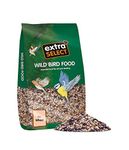 Extra Select No Wheat Wild Bird Food: Wheat Free Bird Seed for All Seasons, mixed Bird Feed - 12.75kg