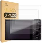 Mr.Shield [3-Pack] Screen Protector For Sony RX100VI RX100V RX100IV RX100III RX100II RX100 Digital Camera [Tempered Glass] [Japan Glass with 9H Hardness] Screen Protector