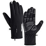 Men’s Winter Gloves -30℉ Waterproof Windproof Touch Screen Warm Gloves for Outdoor Work