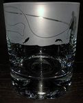 Milford Collection Animo Glass Fly Fishing Whisky Tumbler