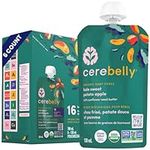 Cerebelly Organic Baby Food Pouches – Kale Sweet Potato Apple (4 oz, Pack of 6) Toddler Snacks - 16 Nutrients from Superfoods - Healthy Snacks, BPA-Free, Non-GMO, No Added Sugar