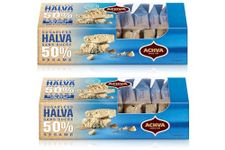 Achva Tahini Bars - Vanilla Sugar Free - Natural Source of Protein, Super Seed, Gluten Free, Nutritious Bars - 2 packs (22x25g)
