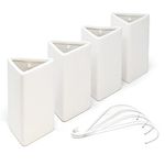 joeji's Kitchen Set of 4 Hanging Radiator Humidifiers - Just Add Water - White Ceramic Radiator Humidifier for Home Air Water Humidity Control - No more Dry Chapped Skin - Eco Friendly