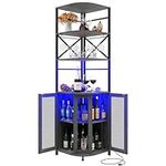 Aufvolr Wine Bar Cabinet with Power
