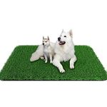 Artificial Grass Patch for Dogs Potty Training, Soft & Pet-Friendly Turfs Dog Pee Pads for Medium and Large Breeds Indoor/Outdoor Use (39.3"x 31.5")