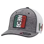 ARIAT Men's Mexico Cap, Grey, One Size