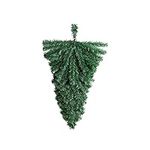 Tanant 2Pcs Christmas Swag, Artificial Green Christmas Teardrop Door Swag, Faux Pine Christmas Greenery Teardrop Swag for Xmas Holiday Mantle Fireplace Decorating