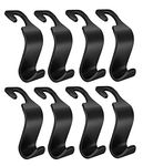 Txibi 8PCS Car Hook Hanger,Universal Vehicle Car Backseat Headrest Hanger Storage Organizer-Strong and Deep Enough for Handbags, Purses, Coats, and Grocery Bags, Bottle Holder Set