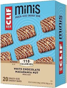 CLIF BAR - Mini Energy Bar - White Chocolate Macadamia Flavor - (0.99 Ounce Snack Bar, 20 Count)