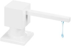 Yofidra Soap Dispenser for Kitchen Sink: Built in Sink Soap Dispenser Pump, Brushed Nickel Stainless Steel Sink Soap Dispenser with 47” Tube Kit Fit for Kitchen Bathroom in Counter