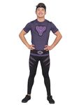 Dodgeball Purple Cobras Adult Halloween Costume Set (Large)