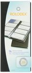 Rolodex Vinyl Business Card Book with A-Z Tabs, Holds 96 Cards of 2.25 x 4 Inches, Black (67467)