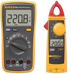 Fluke 15B+ Digital Multimeter with 362, 200A AC/DC Clamp Meter Combo