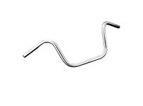 10" Low Ape Hanger Motorcycle Handlebars - 1" (25mm) Diameter, Chrome Finish