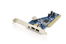 DIGITUS IO Card - PCI - Firewire 1394a Interface Card - 4-Port - 2x 6-Pin External & 1x 4-Pin External & 1x 6-Pin Internal