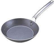 De Buyer 5130.20 Carbone Plus Round Frying Pan with Stainless Steel Cold Handle, 20 cm Diameter