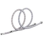48'' Length Faucet Supply Line, Stainless Steel Braided cUPC Sink Hose with G1/2" FIP x 3/8" Compression Supply Hose for Sink Faucet Bathroom Kitchen Faucet Connector Water Supply Line 2 PCS