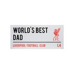 FOCO FOOTBALL PREMIER CHAMPIONSHIP LEAGUE LIVERPOOL FC WORLDS BEST DAD STREET SIGN