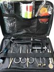 Fly Tying Kit with Vise, Whip Finisher, Bodkin, Plier, Fly Fishing