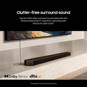 Samsung Q800D 5.1.2ch Soundbar – Dolby Atmos, Wireless Subwoofer