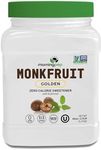 Morning Pep Monk Fruit Sweetener, golden Sugar Substitute, 2.5 lb, Keto Friendly, 1:1 Sugar Replacement, Zero Calorie, Non-GMO, Kosher, Golden - 2.5 lb