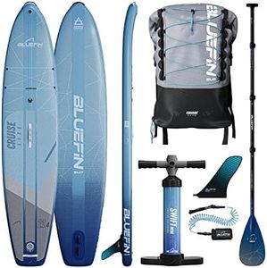 Bluefin Cruise Lite SUP Paddleboard, Paddle Boards for Adults, Stand Up Paddle Board, Sup Board, Stand Up Paddleboarding, 11Ft4 Bluefin Sup Lightweight Paddleboard, Compact SUP Paddleboard