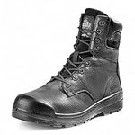 Kodiak Men's 8" Greb Steel Toe Insulated Work Boot, Black, 15 Wide