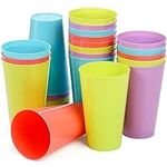 Pumtus 24 Pack Plastic Tumbler Cups