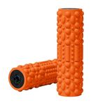 LYMCY Vibrating Massage Roller 3D Massage Particles [Design Patent Obtained] Electric Foam Roller USB Rechargeable with 5 Vibration Intensities, High Durability ABS Foam Suitable for Gym/Home/Office/T