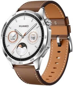 HUAWEI Watch GT 4 46 mm Smartwatch, Up to 2 Weeks Battery Life, Android and iOS, Calorie Management, Professional Health Management, SpO2, GPS, German Version, Brown