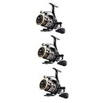 SUPVOX 3 Pcs Wheel Long Throw Fish Reel Fishing Rods Reels Fish Spooler Machine Fishing Wheel Metal Fishing Reel Fishing Gears Wheel Cord Winder Fishing Accessories Full Metal