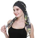 FocusCare Soft Women Head Scarf Chemo Headcover Sleep Hats Turbans HairWrap for Cancer