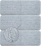 BOOMJOY Mop Pads, Microfiber Cleaning Pads for BOOMJOY Squeeze Flat Mop, Set of 3