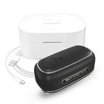 Kitchen Mama Orbit One Rechargeable Can Opener: Hands-Free Operation, Type-C Charging, Automatic Shut-Off, Smooth Edge, Professional-Grade Blade for Large Cans, Includes Elegant Storage Box (Black)