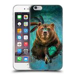 Head Case Designs Officially Licensed Jena DellaGrottaglia Bear Animals Soft Gel Case Compatible With Apple iPhone 6 Plus/iPhone 6s Plus