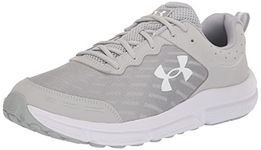 Under Armour Men's Charged Assert 10 Running Shoe, (100) Mod Gray/Mod Gray/White, 9 X-Wide