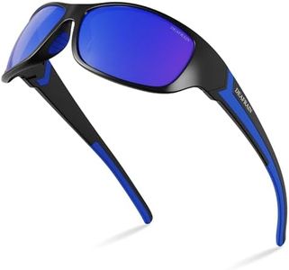 DEAFRAIN Polarized Sports Sunglasses for Men Women Driving Fishing Cycling Running UV Protection