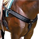 Professionals Choice Equine Neoprene Breast Collar (Universal Size, Black)