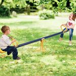 Teeter Totter, Seesaw with 360 Degree Rotating Outdoor Toys for Kids Ages 4-8 Kids Outdoor Play Equipment for Backyard Playground