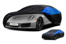 GUNHYI Car Cover Waterproof Breathable Large, Full Car Cover Rain Dust Sun UV Protection Fit for Porsche 911, Audi A3, BMW 2 Series, Mercedes CLA, Skoda Octavia etc. Fit Coupe Saloon (450 To 470cm)