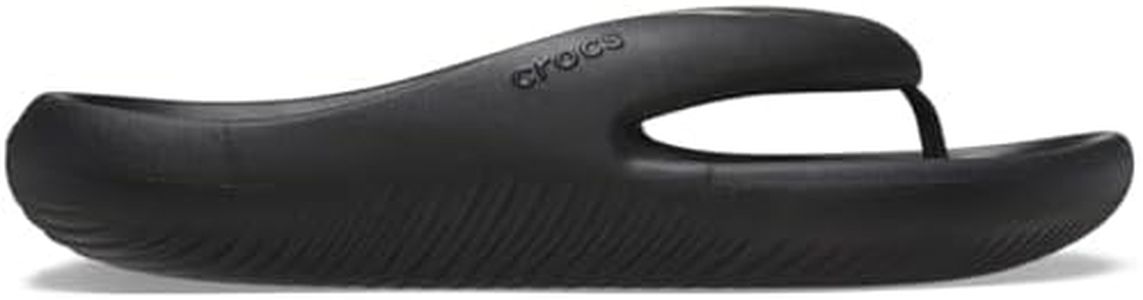Crocs Unisex Adult Mellow Recovery Flip, Black, US M4W6