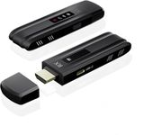 ETZIN Wireless HDMI Transmitter and Receiver 1080P,Wireless HDMi Sender 2.4G/5G 160FT Wireless HDMI Extender with LED Display Surface Spraying for Streaming,Monitor from Laptop/PC/TV EPL-1404H