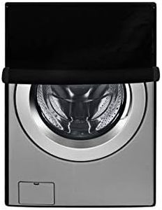 Stylista Washer Dryer Cover for LG 10.5Kg/7.0Kg FHD1057STB AI Direct Drive Waterproof Black Color