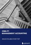 CIMA P1 Management Accounting Study Text