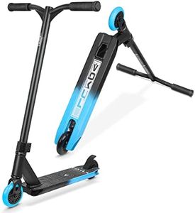 VOKUL Complete Pro Scooter for Kids Boys Girls Teens Up 6 Years - Freestyle Tricks Pro Stunt Scooter(Blue)