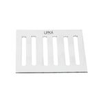 LIPKA Pack of 2 Verticle Grating Floor Drain |Premium Stainless Steel|5 x 5 Inches|Commercial Drain|