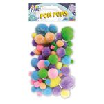 Craft Planet Pompoms Pastel, Pack of 100, Multi-Colour