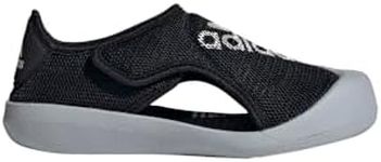 adidas Altaventure 2.0 Sandal, Core Black/White/Halo Silver, 11 US Unisex Little Kid